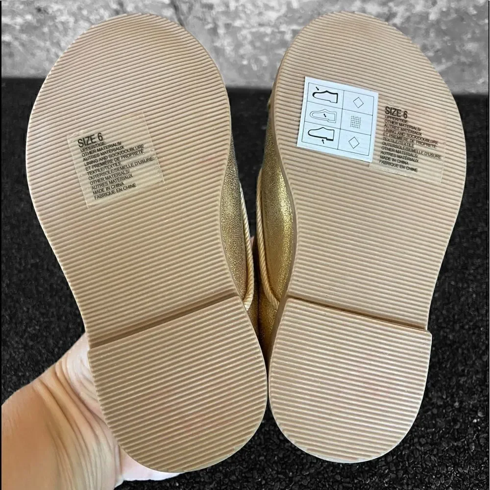 Gymboree gold oxfords